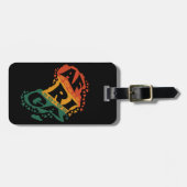 Étiquette À Bagage Carte Afrique (Devant horizontal)