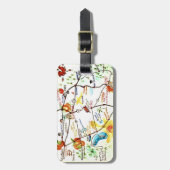 Étiquette À Bagage Carte ancienne de Riverside CA  (Devant Vertical)