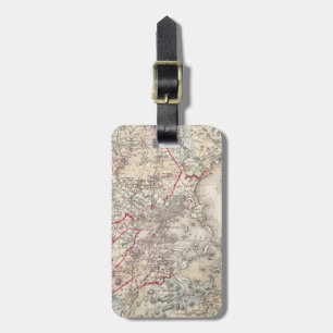 Étiquette À Bagage Carte : Boston, 1883