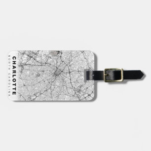 Étiquette À Bagage Carte Charlotte