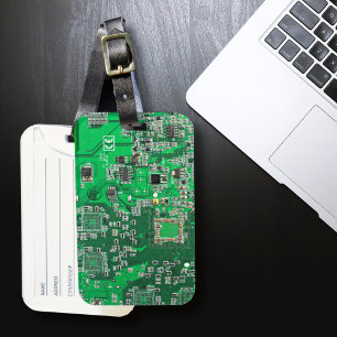Étiquette À Bagage Carte circuit imprimé circuit vert PCB