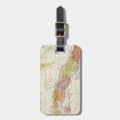 ÉTIQUETTE À BAGAGE CARTE : CUBA, 1900 (Devant Vertical)