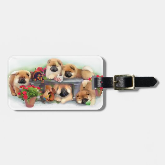 Étiquette À Bagage Carte d'art "GARDEN HELPERS" (Devant horizontal)