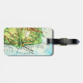 Étiquette À Bagage Carte de Barcelone, Espagne (Dos horizontal)