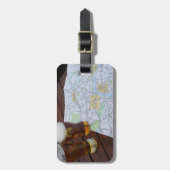 Étiquette À Bagage Carte de centre de la ville de Londres (Devant Vertical)