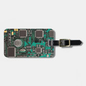 Étiquette À Bagage Carte de circuit (Devant horizontal)