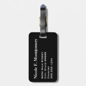 Étiquette À Bagage Carte de circuit électronique de voyage (Dos Vertical)