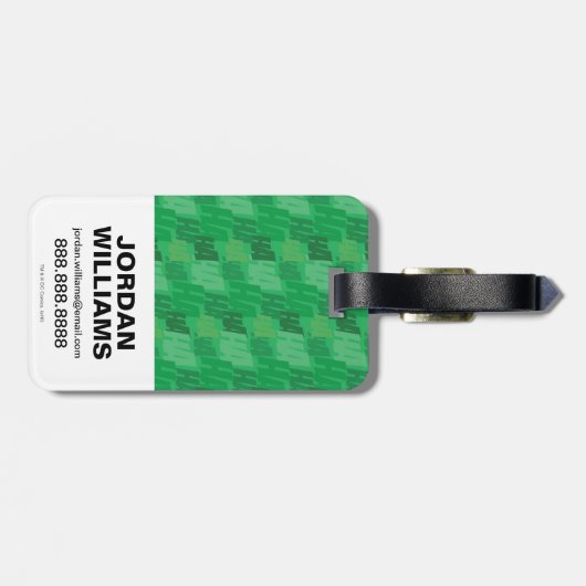 Étiquette À Bagage Carte de jeu Chibi Joker (Dos horizontal)