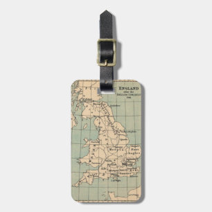 Étiquette À Bagage Carte de la vieille Angleterre