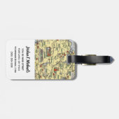 Étiquette À Bagage Carte de l'Irlande historique (Dos horizontal)