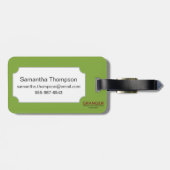 Étiquette À Bagage Carte de New Amsterdam, 1661 (Dos horizontal)