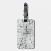 Étiquette À Bagage Carte de New York | Balise de bagage (Dos Vertical)