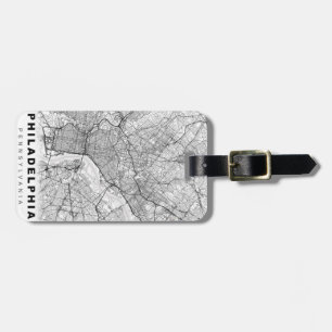 Étiquette À Bagage Carte de Philadelphie
