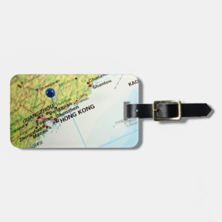 Étiquette À Bagage Carte de Pin de Hong Kong