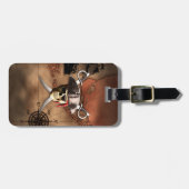 Étiquette À Bagage Carte de pirate (Devant horizontal)