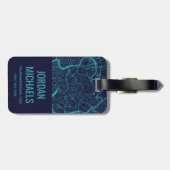 Étiquette À Bagage Carte de Rome (Dos horizontal)