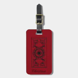 Étiquette À Bagage Carte de tarot : As des penny