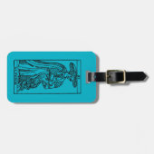 Étiquette À Bagage Carte de tarot : Force (Devant horizontal)