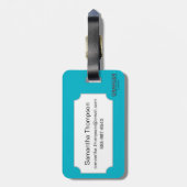 Étiquette À Bagage Carte de tarot : Force (Dos Vertical)