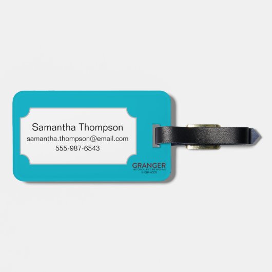 Étiquette À Bagage Carte de tarot : Force (Dos horizontal)