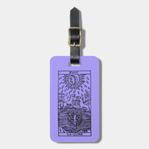 Étiquette À Bagage Carte de tarot : La lune