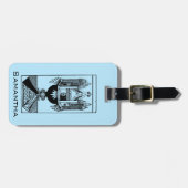 Étiquette À Bagage Carte de tarot : L'as des tasses (Devant horizontal)