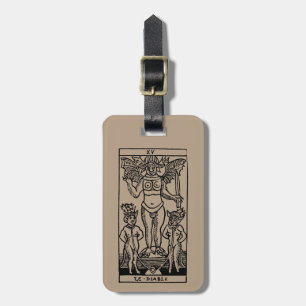 Étiquette À Bagage Carte de tarot : Le diable