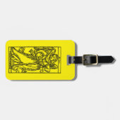 Étiquette À Bagage Carte de tarot : Modération (Devant horizontal)