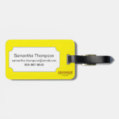 Étiquette À Bagage Carte de tarot : Modération (Dos horizontal)