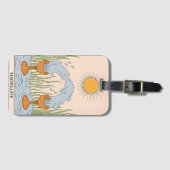 Étiquette À Bagage Carte de tarte Temperance moderne Major Arcana (Devant Horizontal)