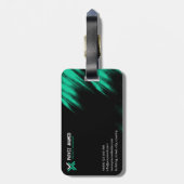 Étiquette À Bagage Carte de visite (Dos Vertical)