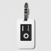 Étiquette À Bagage Carte de visite photographique #carte de visite (Devant Vertical)