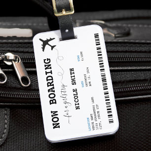 Étiquette À Bagage Carte d'embarquement Filles Voyage Famille Vacance