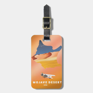 Étiquette À Bagage Carte du désert de Mojave États-Unis