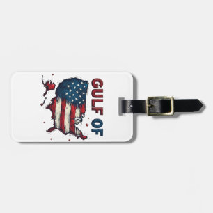 Étiquette À Bagage Carte du golfe d'Amérique USA Trump USA Golfe du M