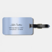 Étiquette À Bagage Carte du monde Adresse Quel un Rose ONEderful bleu (Dos horizontal)