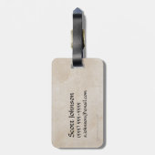 Étiquette À Bagage Carte du mont Lonley (Dos Vertical)