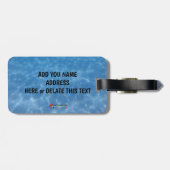 Étiquette À Bagage Carte du navigateur (Dos horizontal)