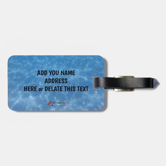 Étiquette À Bagage Carte du navigateur (Dos horizontal)