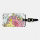 ÉTIQUETTE À BAGAGE CARTE : EXPANSION DE LA RUSSIE (Devant horizontal)