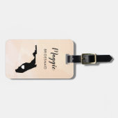 Étiquette À Bagage Carte Floride Balise de bagage, Soirée de mariage  (Devant horizontal)