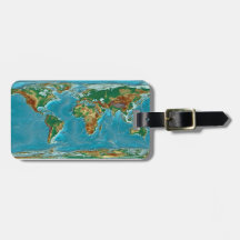 Carte géographique du monde