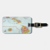 Étiquette À Bagage Carte : Hawaï, 1905 (Devant horizontal)