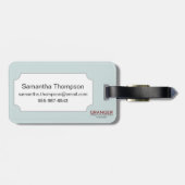 Étiquette À Bagage Carte : Hawaï, 1905 (Dos horizontal)