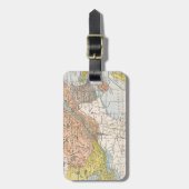 ÉTIQUETTE À BAGAGE CARTE : LE CANADA ORIENTAL (Devant Vertical)