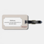 Étiquette À Bagage Carte : Les Etats-Unis du nord-est (Dos horizontal)