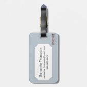 Étiquette À Bagage Carte : Les USA Expansion, 1905 (Dos Vertical)