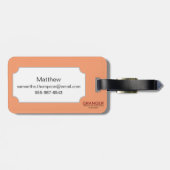 Étiquette À Bagage Carte : Les USA Expansion, 1905 (Dos horizontal)