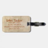 Étiquette À Bagage Carte MIDDLE EARTH™ (Dos horizontal)