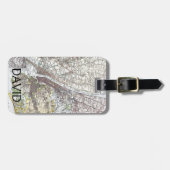 Étiquette À Bagage Carte : New York-area, 1906 (Devant horizontal)